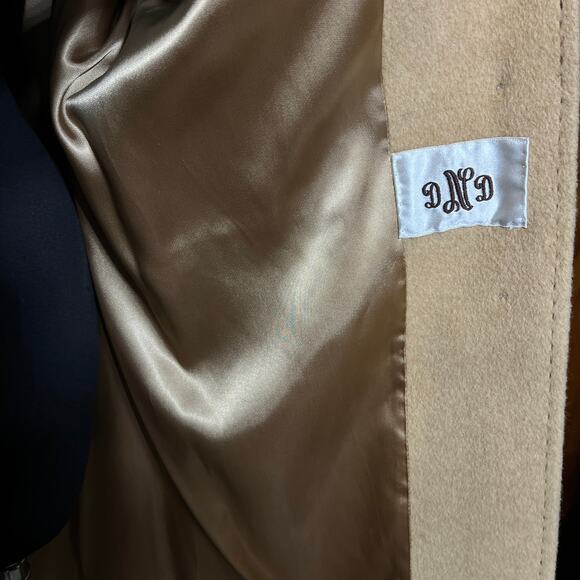 VTG Stern & Mann's Coat Camel Hair Full Length Winter Lined Old Money Winter M - Picture 10 of 10